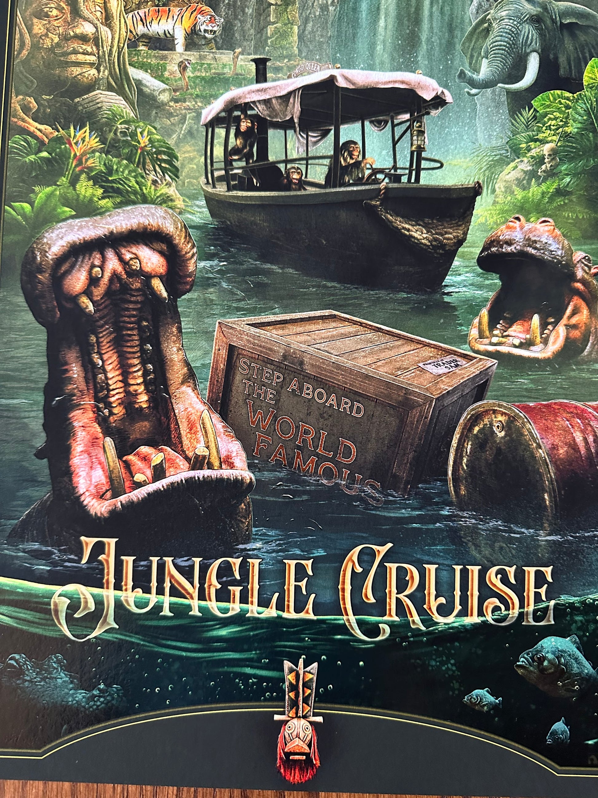 Kevin Wilson - Jungle Cruise 12x24 movie poster - detail image 2