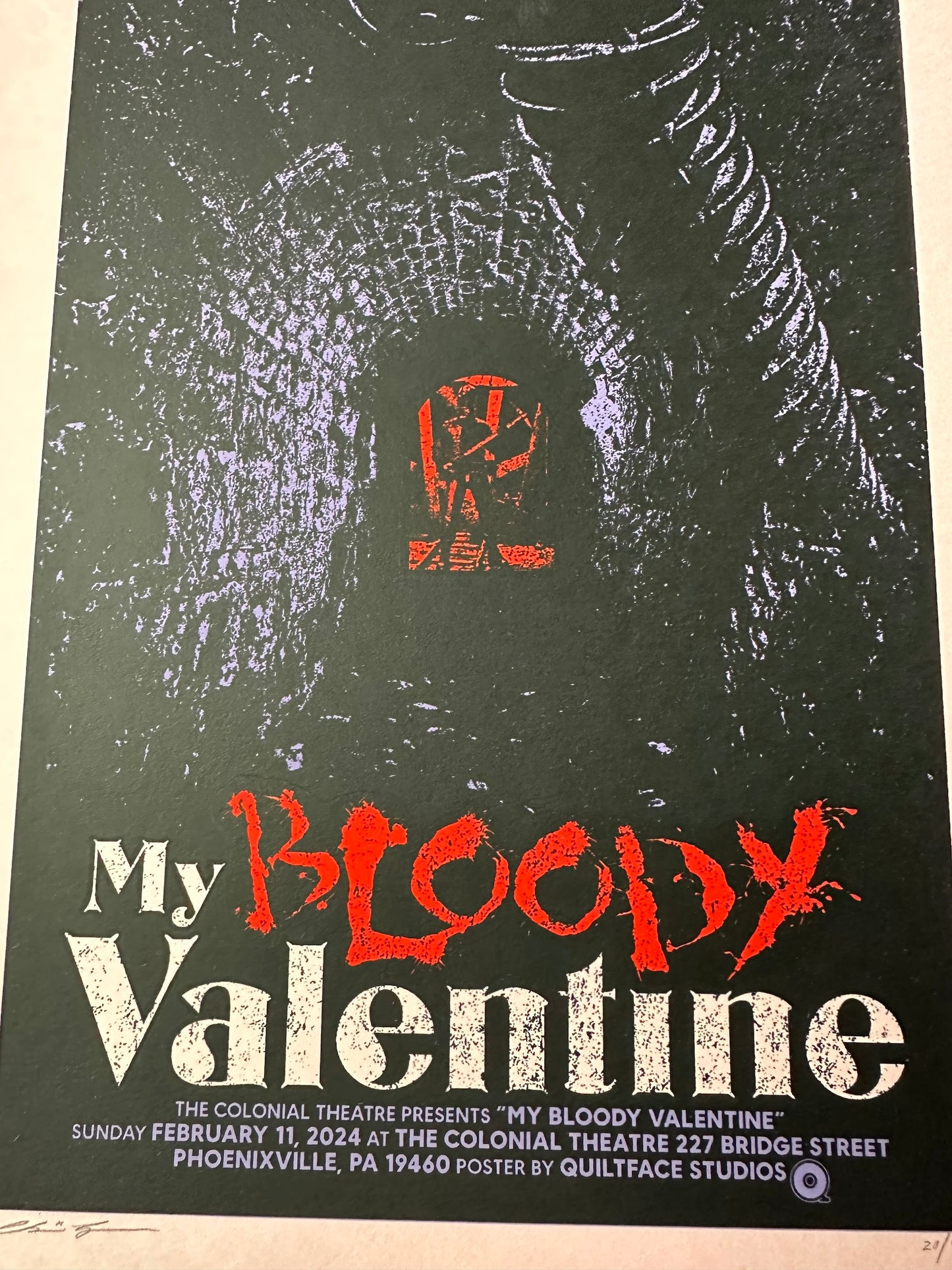 QFSChris – My Bloody Valentine, 9 x 24 in, art print, image 4