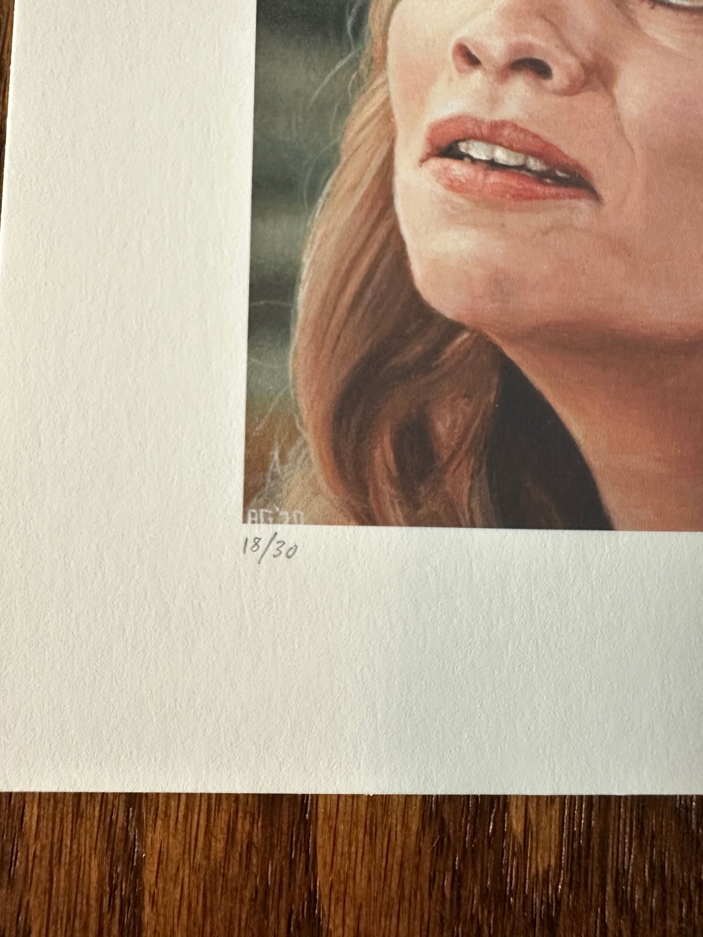 Ashton Gallagher – Schitt's Creek Alexis Rose Portrait, 6 x 6 in, art print, image 3