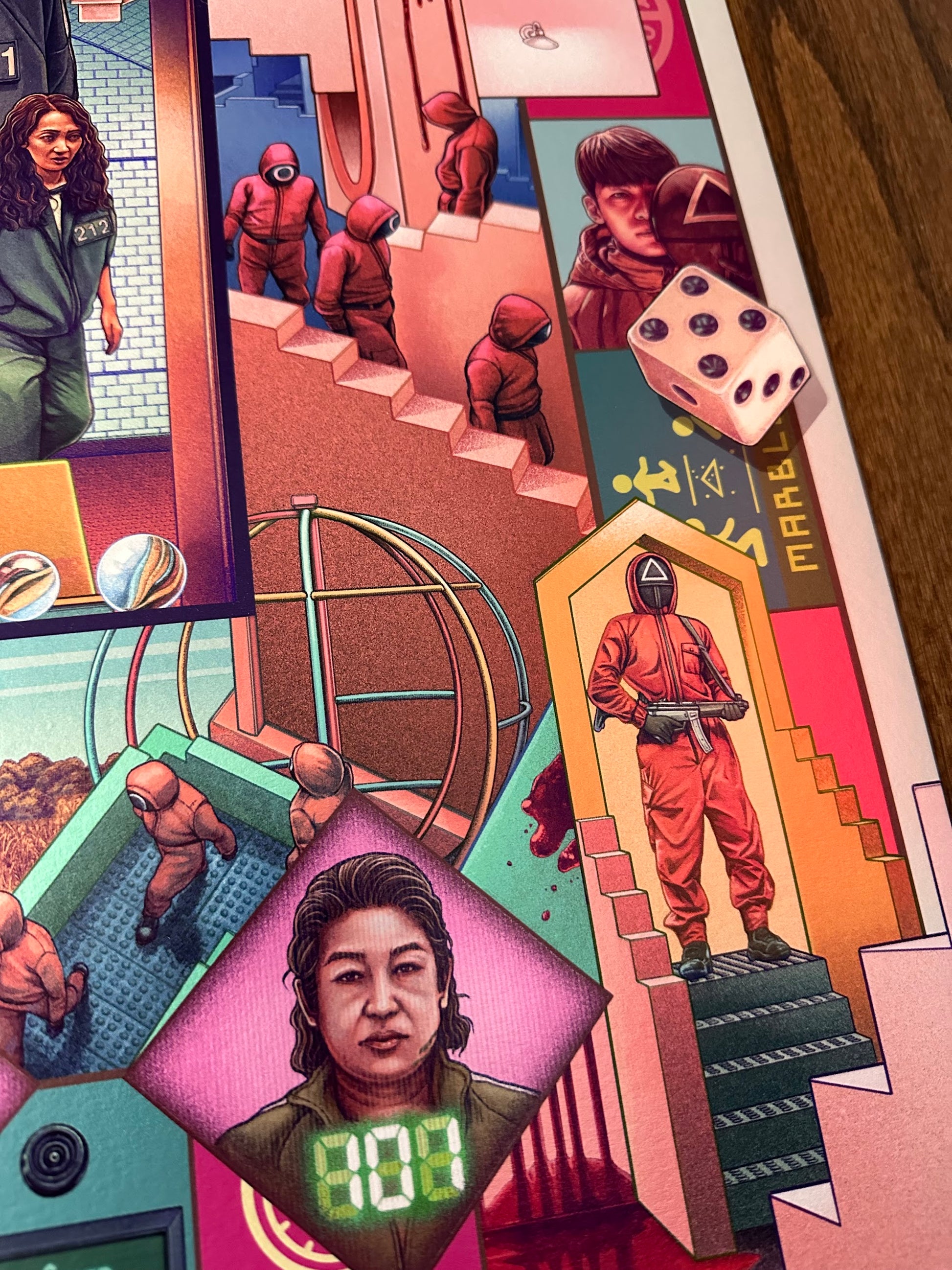 Ise Ananphada - Squid Game Variant 24x36 movie poster - detail image 7