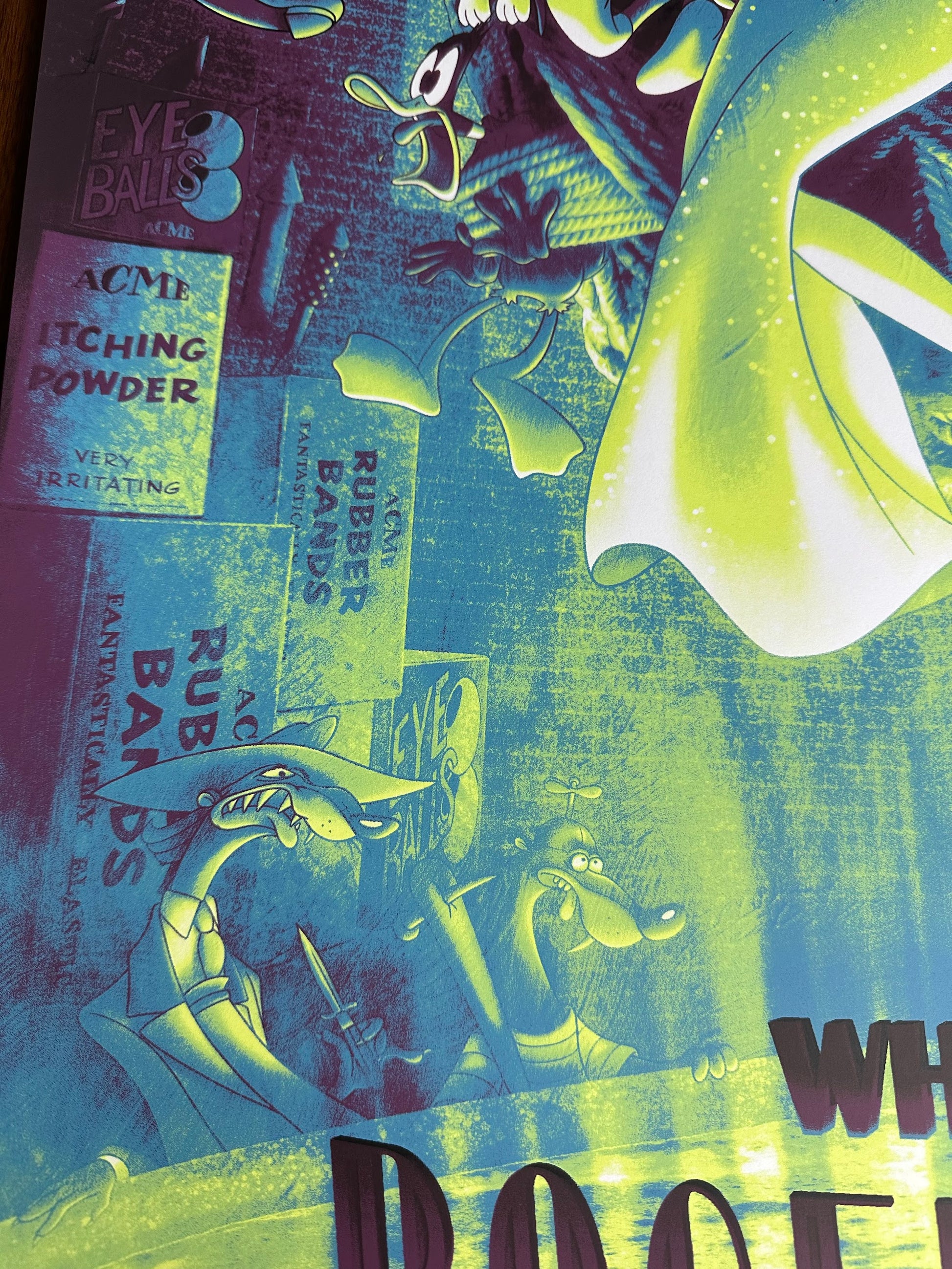 Kevin Wilson – Who Framed Roger Rabbit, 24 x 36 in, poster, image 5