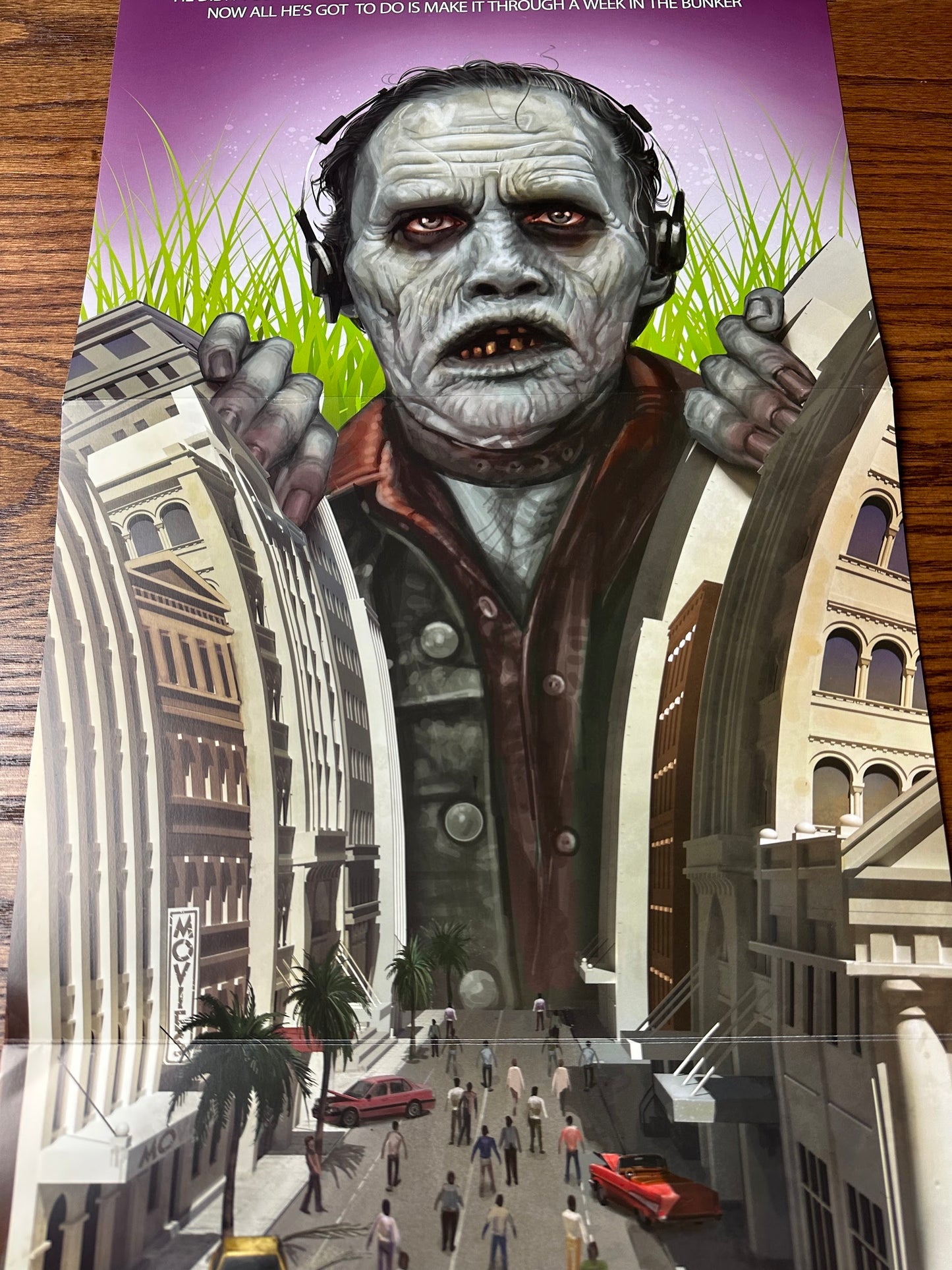 Unknown – Day of the Dead Crocodile Dundee, 13 x 28 in, art print, image 3