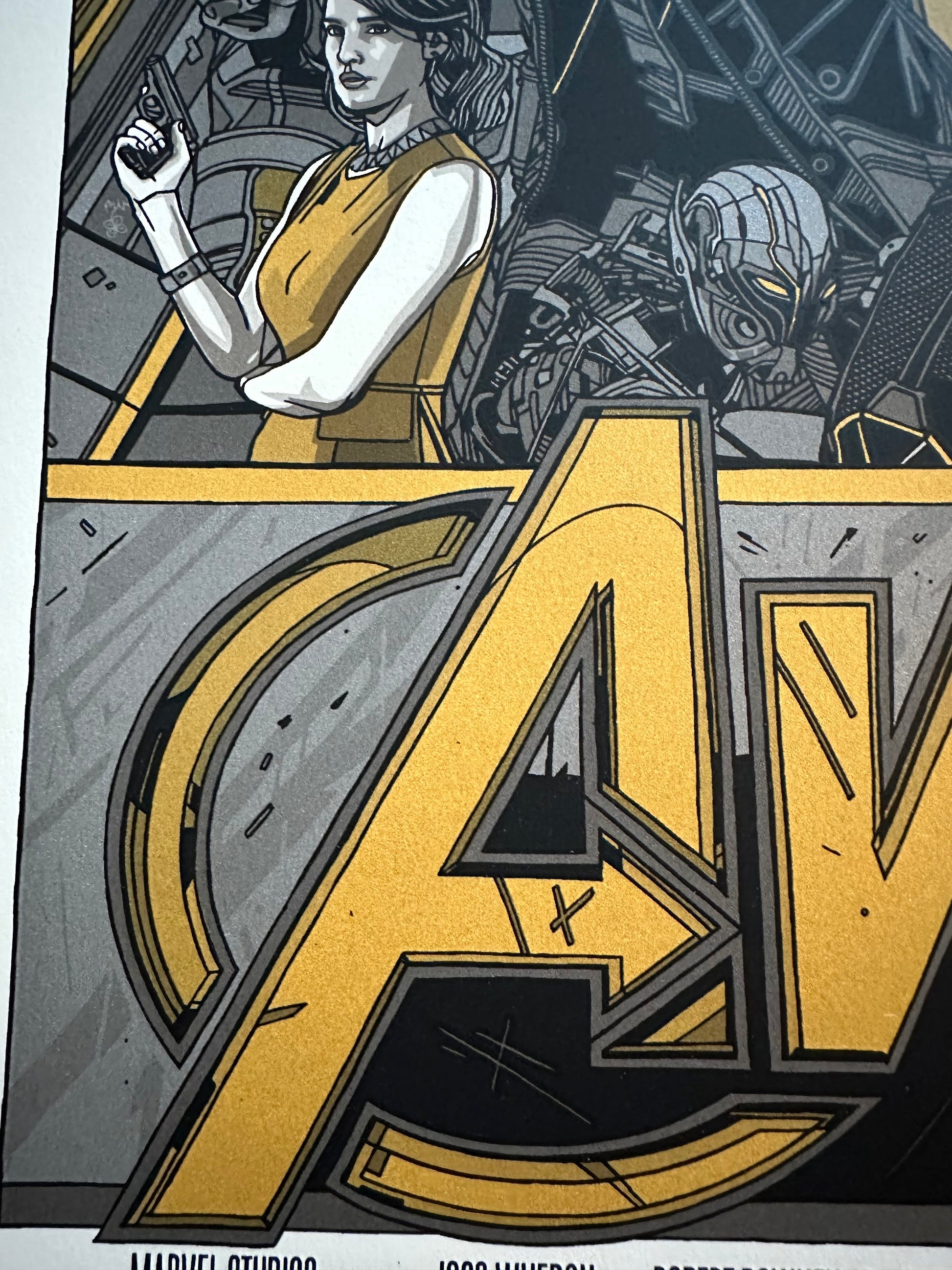 Tyler Stout – Avengers Age of Ultron Gold Variant, 24 x 36 in, poster, image 8