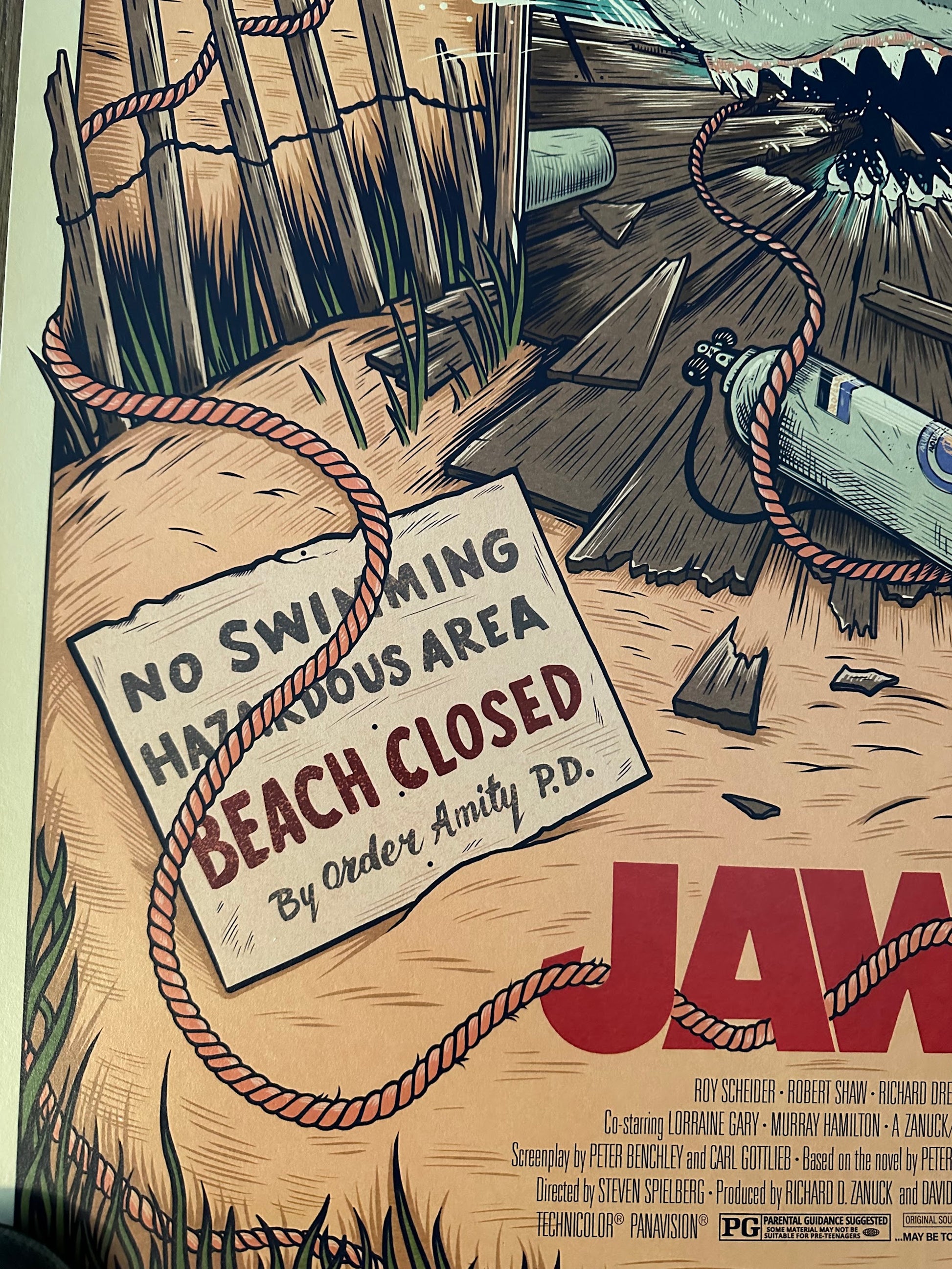 Sam Dunn – Jaws, 24 x 36 in, poster, image 4