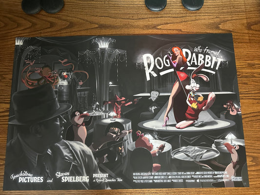 Ann Bembi – Who Framed Roger Rabbit Variant, 36 x 24 in, poster