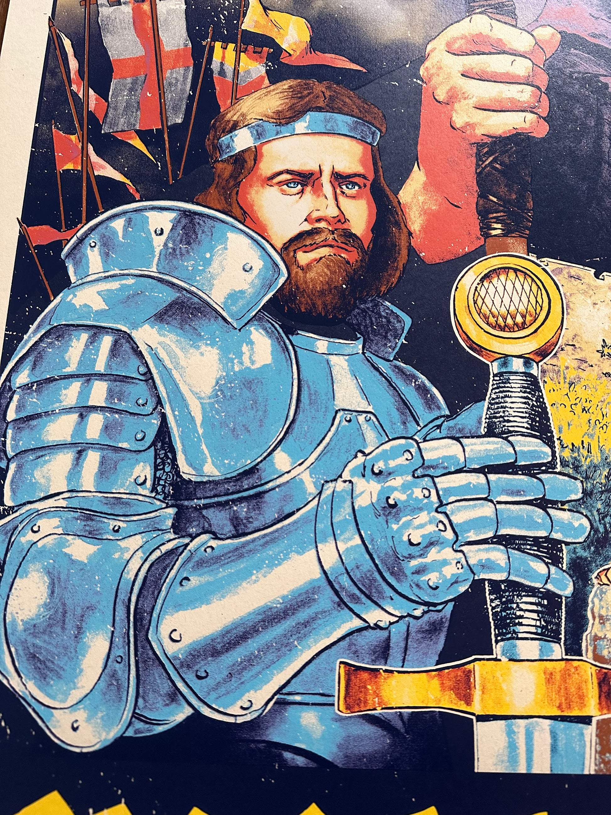 Tim Anderson – Excalibur, 24 x 36 in, poster, image 3