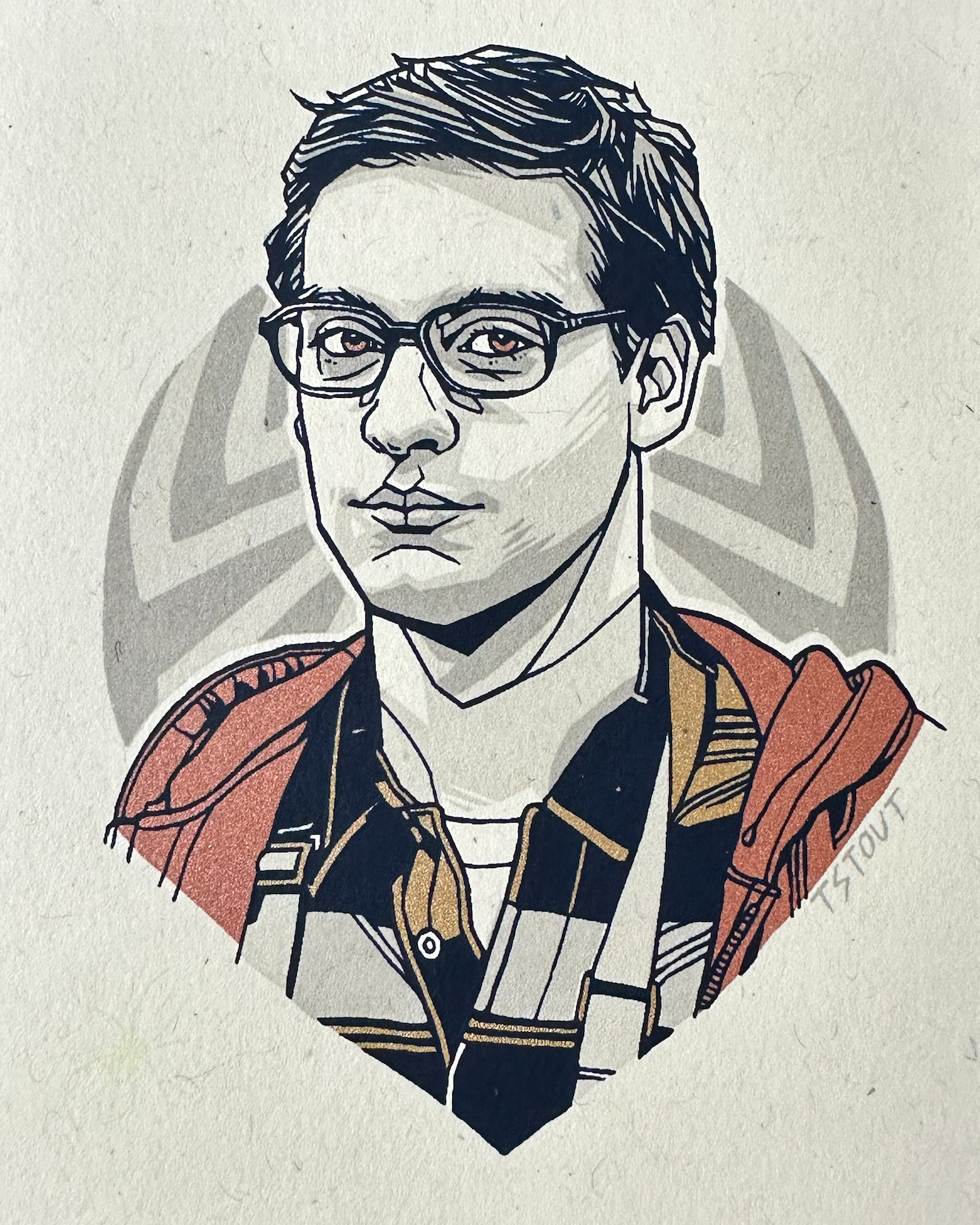 Tyler Stout – Pros and Cons Series X Peter Parker Handbill, 4 x 5 in, art print, image 3