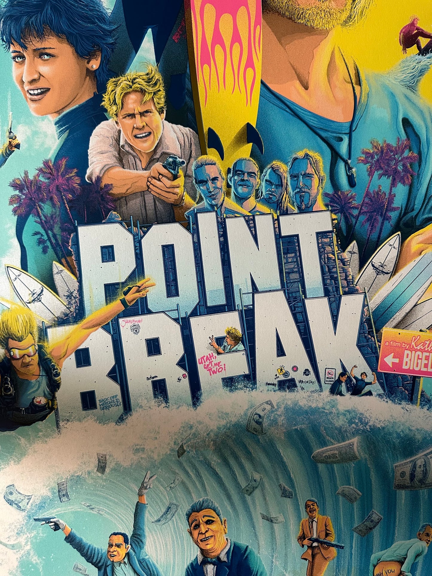 Patrick Connan – Point Break, 24 x 36 in, poster, image 5