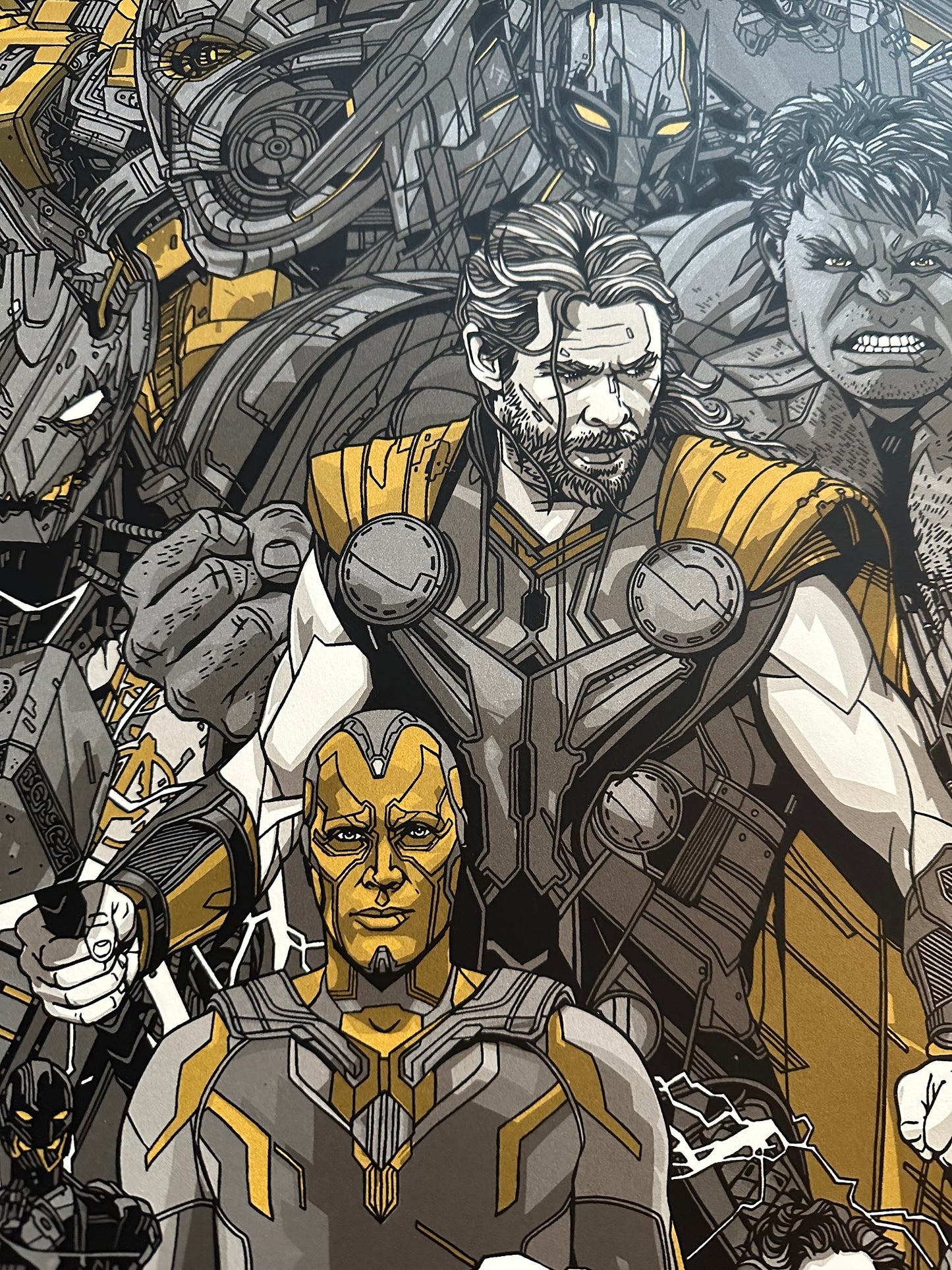 Tyler Stout – Avengers Age of Ultron Gold Variant, 24 x 36 in, poster