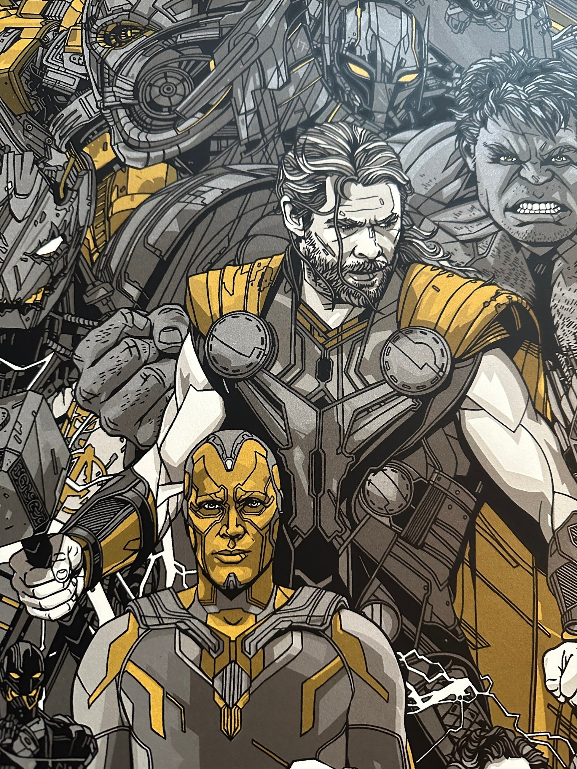 Tyler Stout – Avengers Age of Ultron Gold Variant, 24 x 36 in, poster