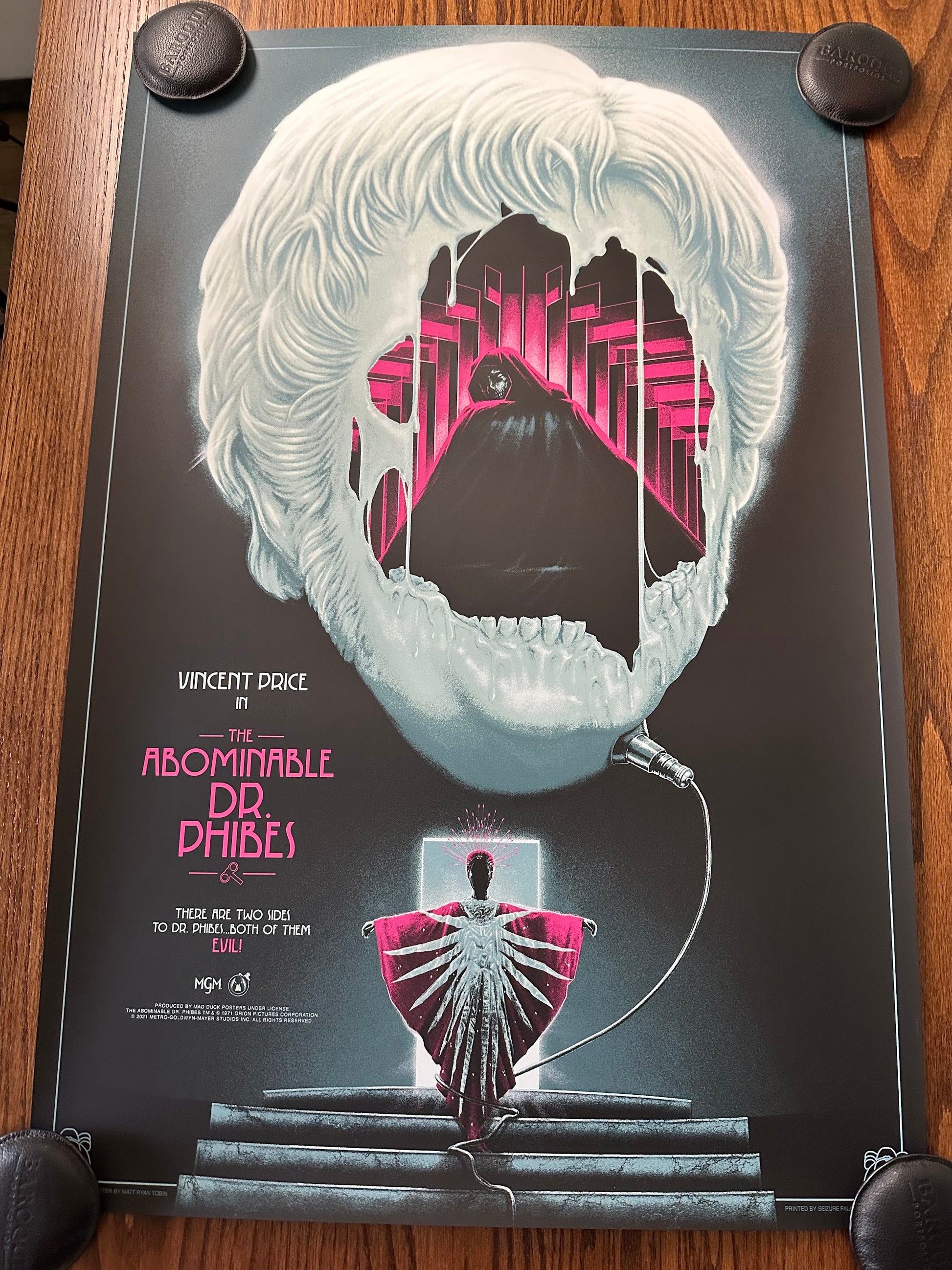 Matt Ryan Tobin – The Abominable Dr. Phibes, 24 x 36 in, poster
