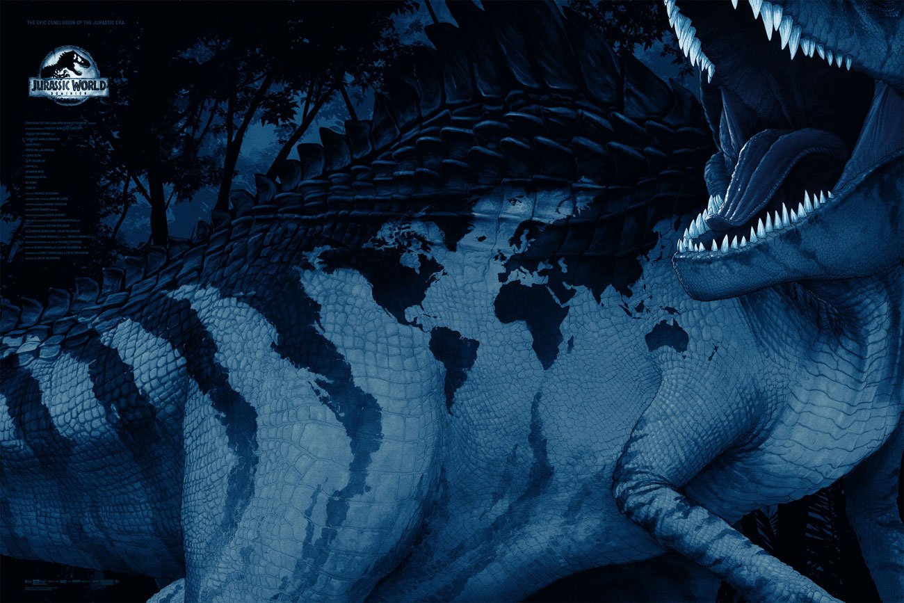 Phantom City Creative – Jurassic World Dominion Variant, 36 x 24 in, poster, image 8