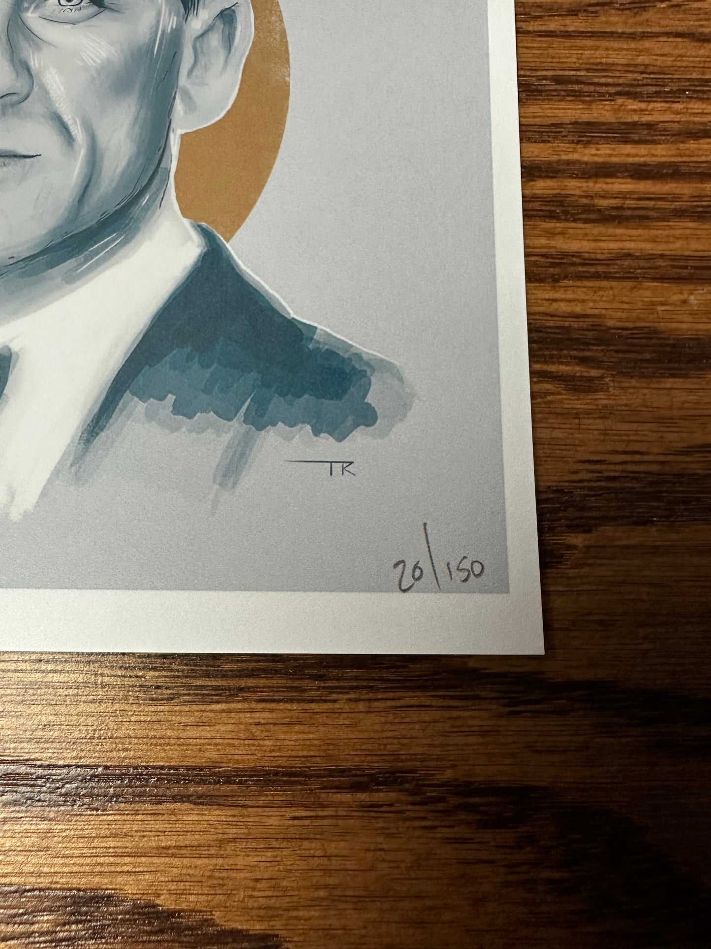 Tom Ralston – James Bond 007 Daniel Craig Portrait, 6 x 6 in, art print, image 3