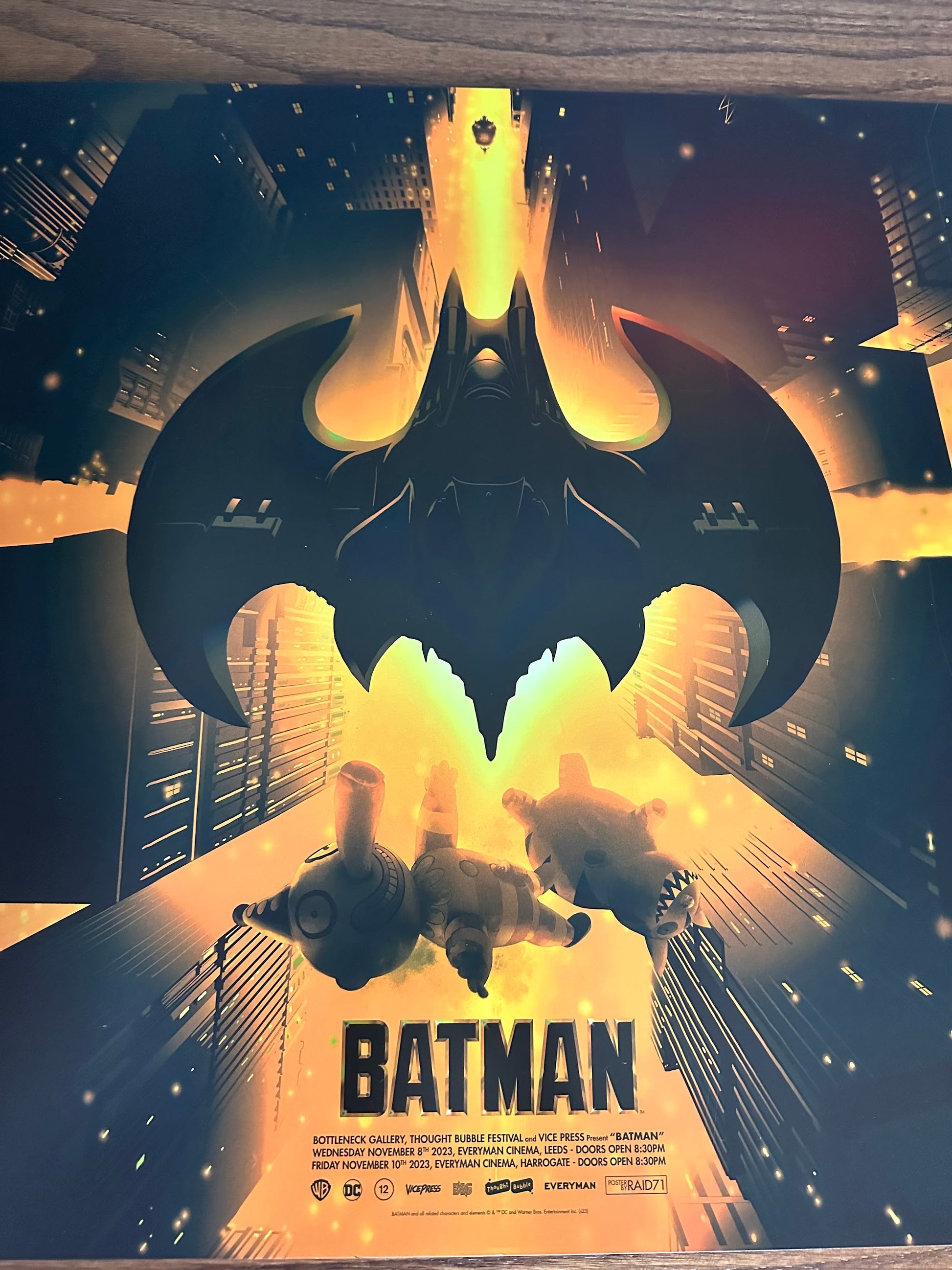 Raid71 – Batman 89 Foil, 36 x 24 in, poster, image 2