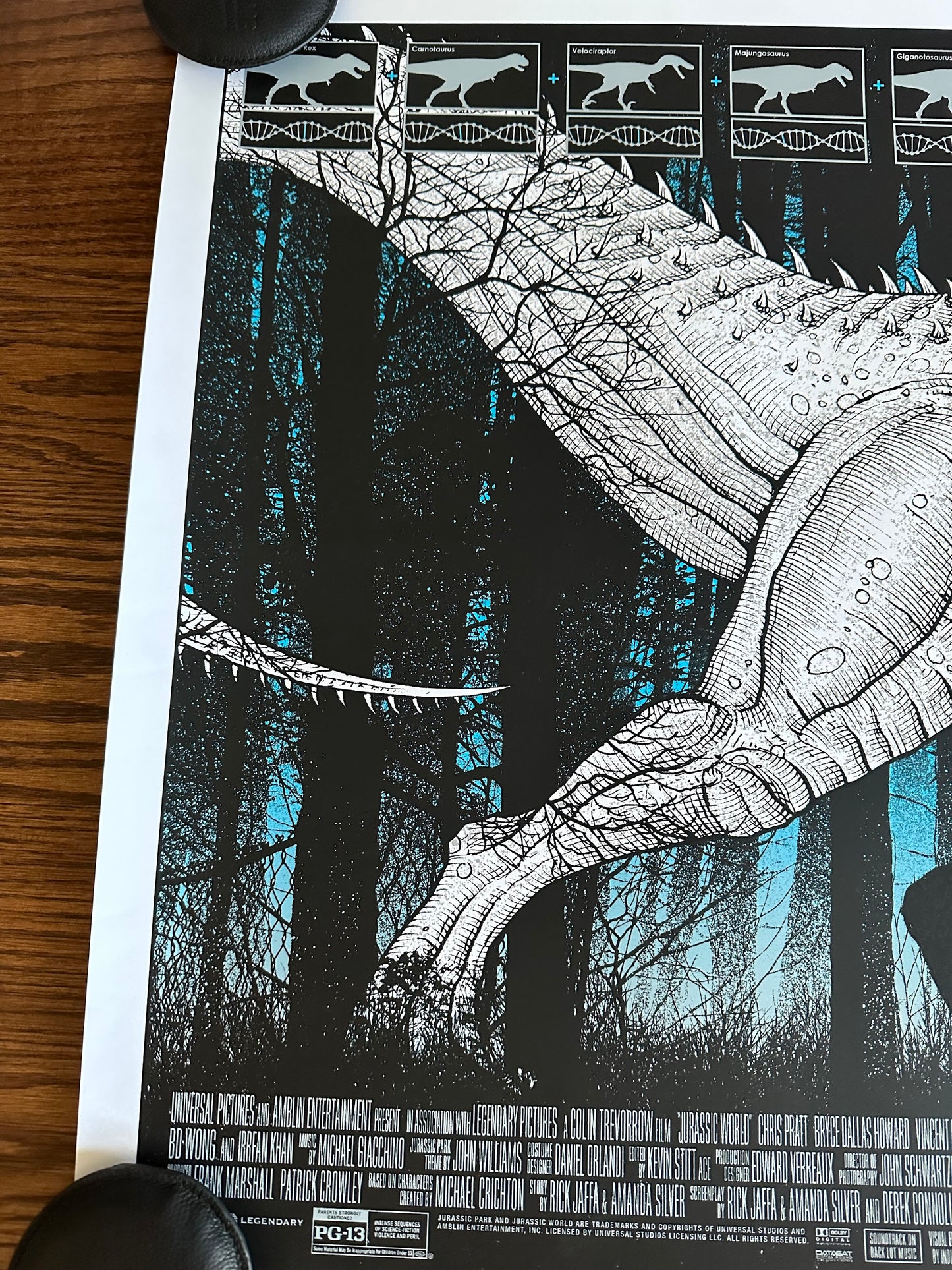 Dan Mcarthy – Jurassic World, 36 x 24 in, poster, image 7