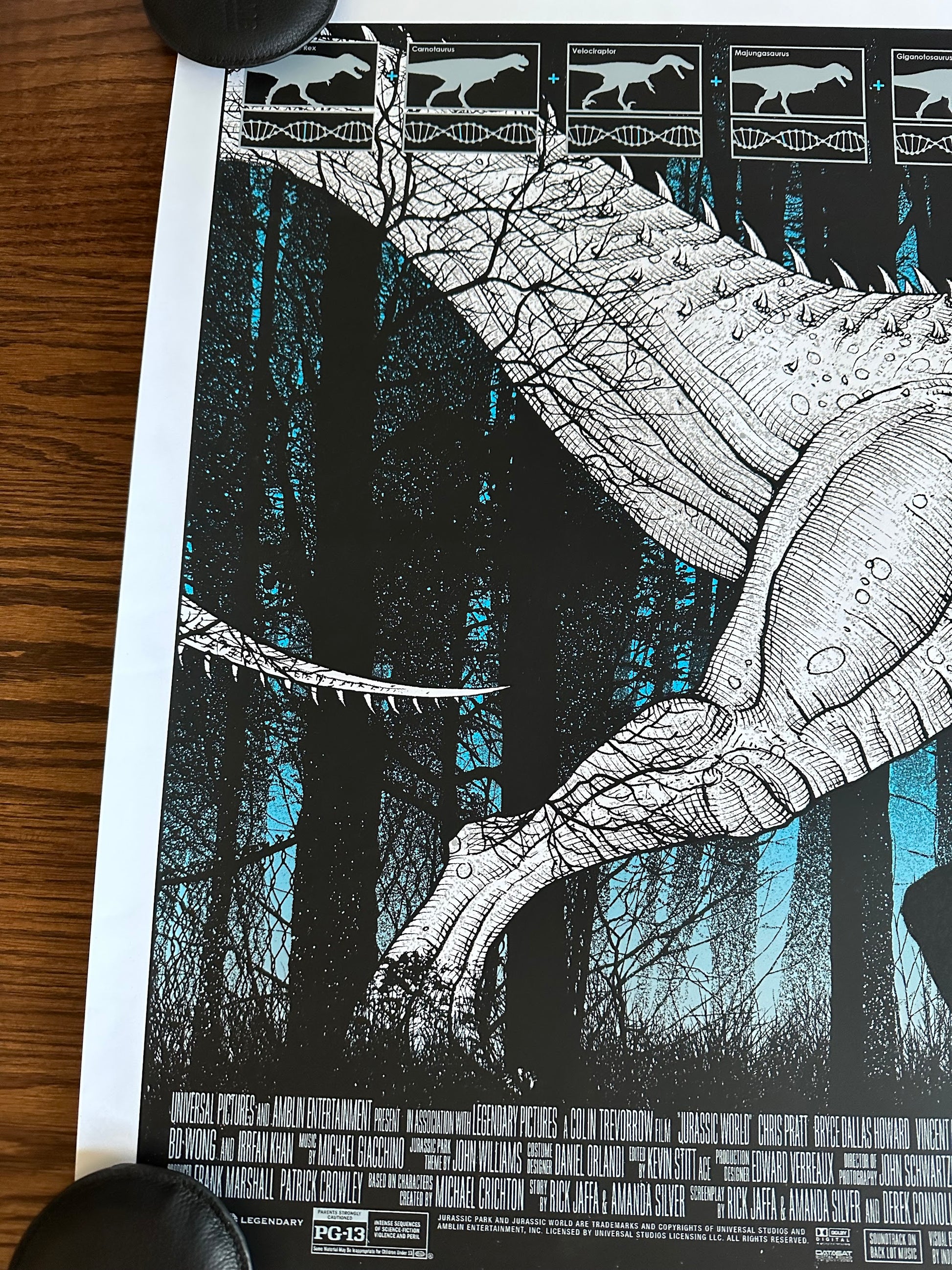 Dan Mcarthy – Jurassic World, 36 x 24 in, poster, image 7