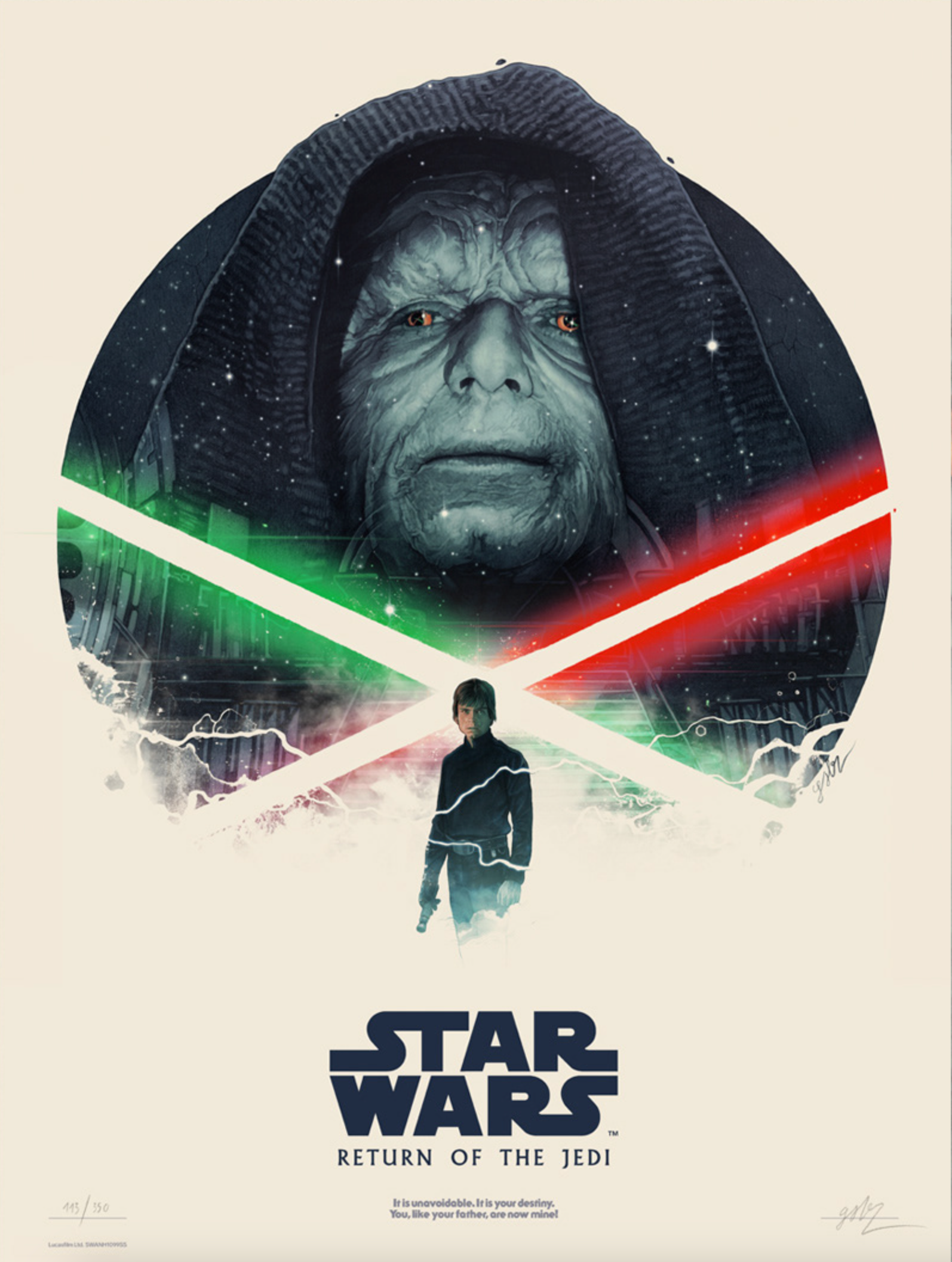 Gabz – Star Wars Return of Jedi, 18 x 24 in, art print, image 7