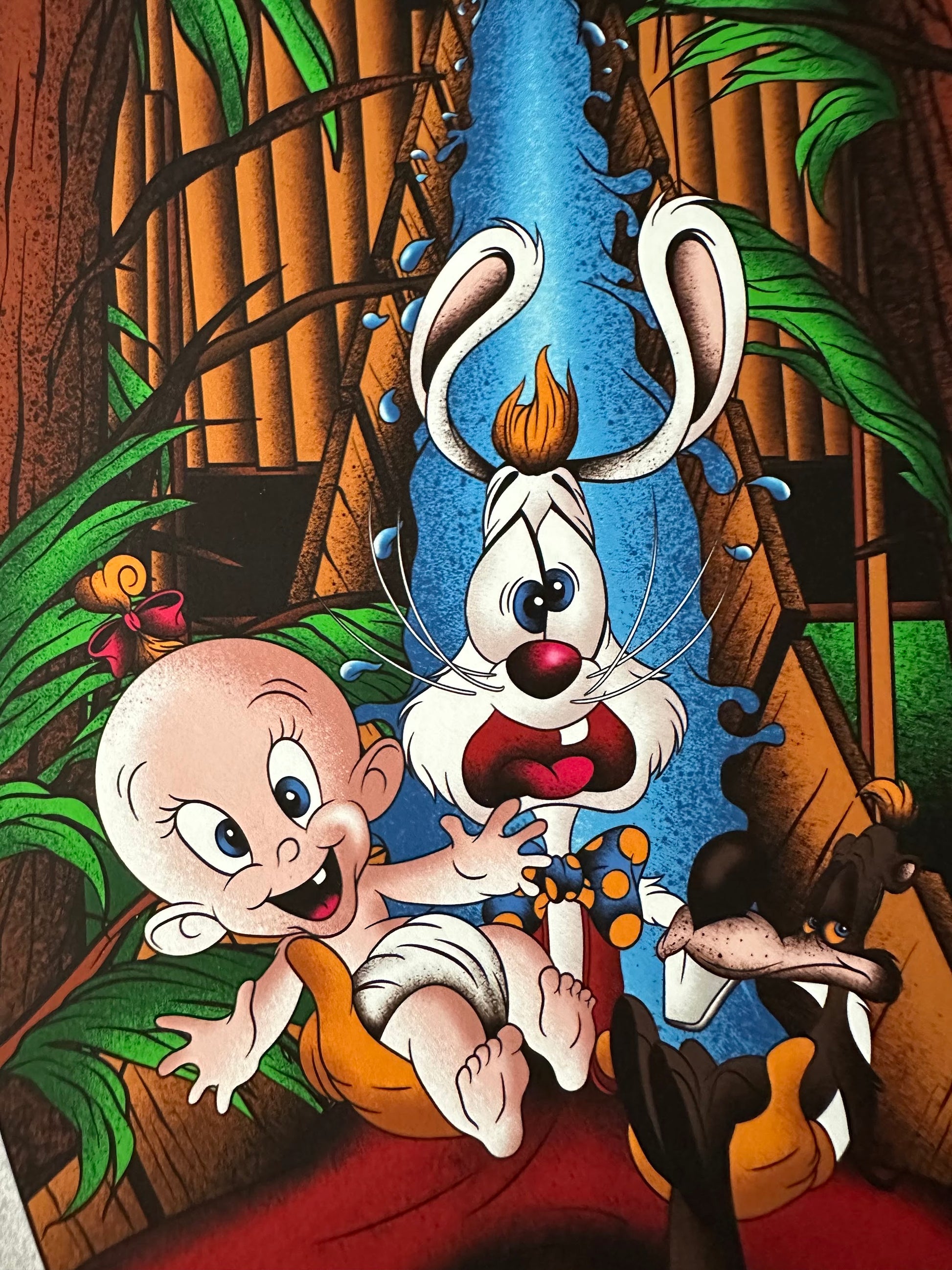Mainger – Roger Rabbit Trail Mix-Up, 16 x 24 in, art print, image 2
