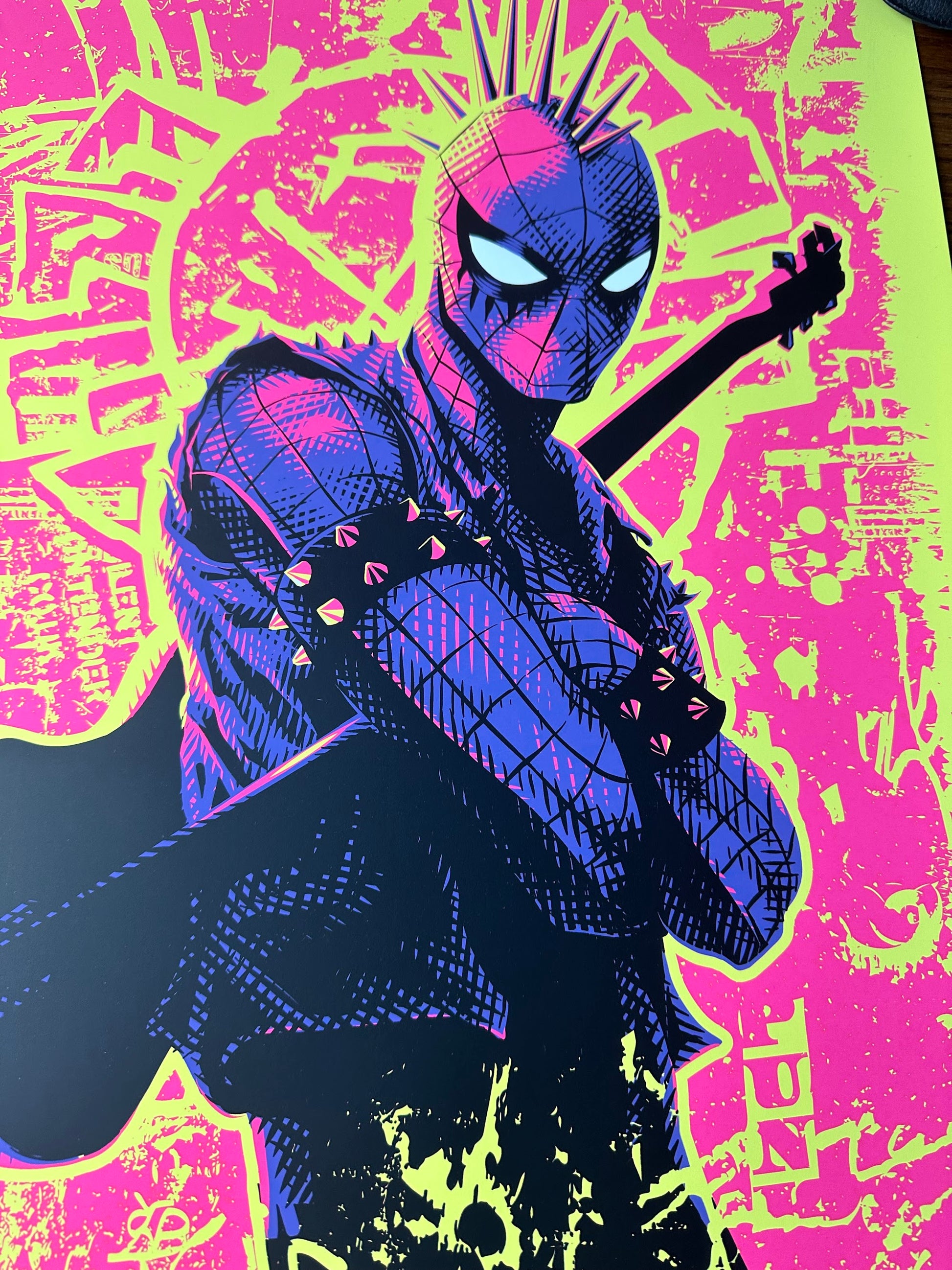 Tracie Ching – Spider-Punk, 18 x 24 in, art print, image 3