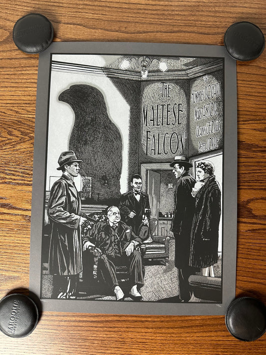 New Flesh – The Maltese Falcon, 18 x 24 in, art print