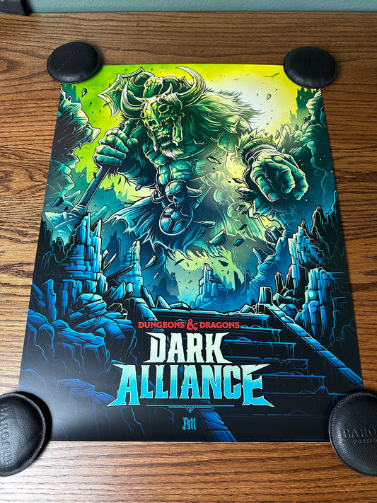 Dan Mumford – Dungeons and Dragons Dark Alliance, 18 x 24 in, art print