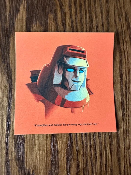 Matt Ferguson - Transformers Bot Shots 5x5 art print