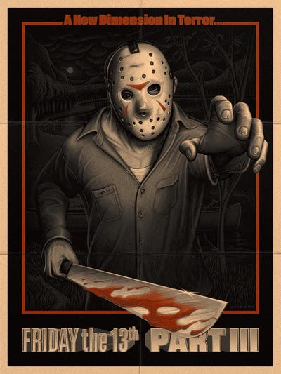 Melvin Mago – Friday the 13th Part 3, 18 x 24 in, art print, image 7