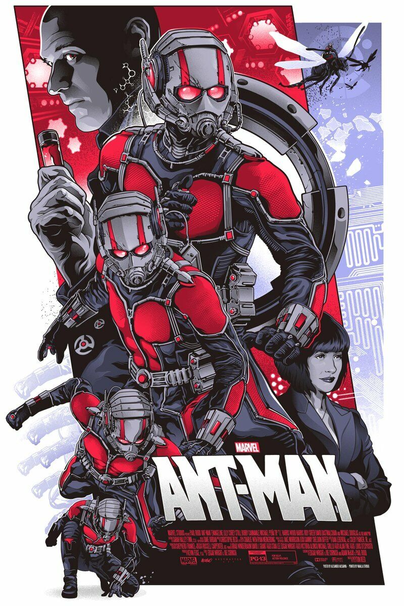 Alexander Iaccarino – Ant-Man, 24 x 36 in, poster, image 6