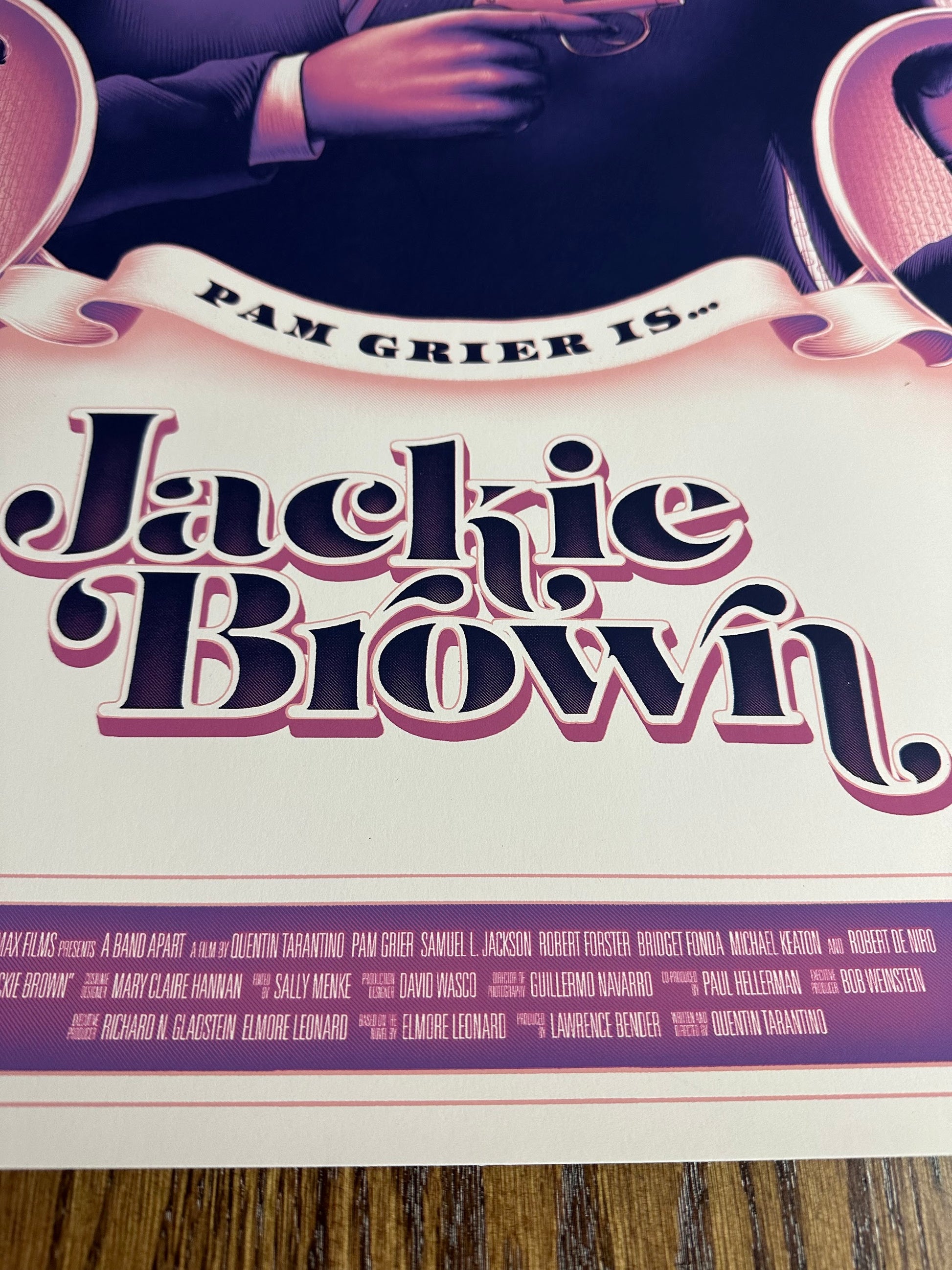 Daniel Castro Maia – Jackie Brown, 24 x 36 in, poster, image 6