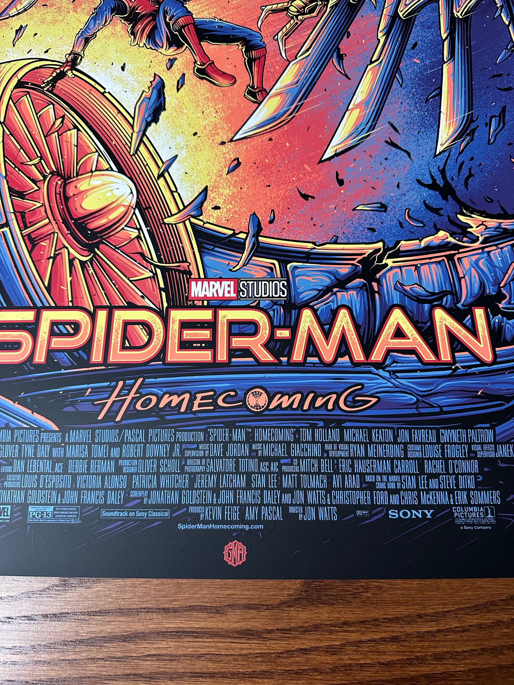 Dan Mumford – Spider-Man Homecoming, 18 x 24 in, art print, image 4