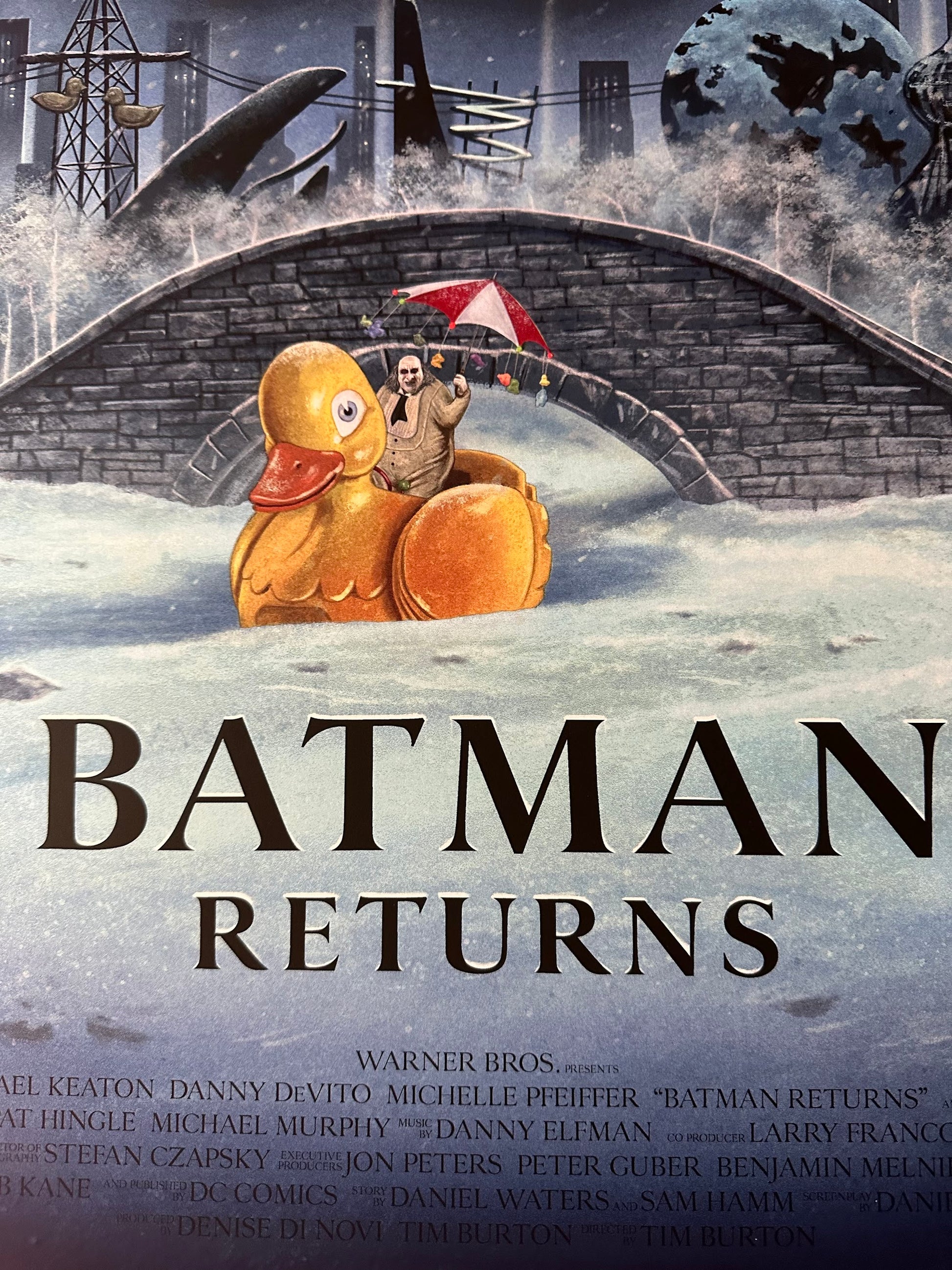 Richard Philpott – Batman Returns, 24 x 36 in, poster, image 2