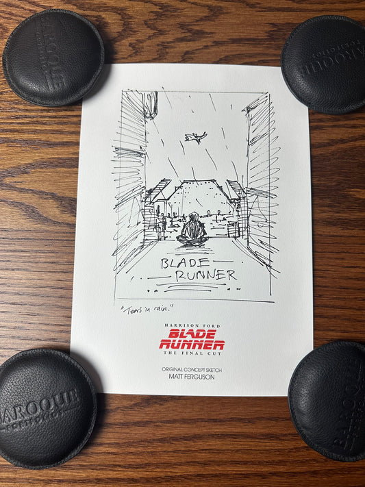 Matt Ferguson – Blade Runner Concept Sketch, 8 1/4 x 11 3/4 in, art print