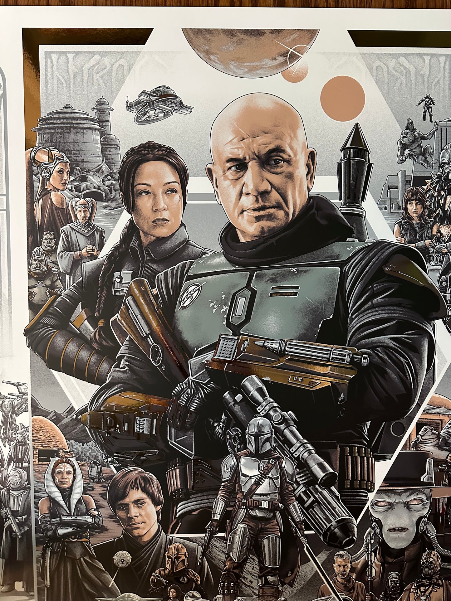 Amien Juugo – The Book of Boba Fett Variant, 24 x 36 in, poster, image 2