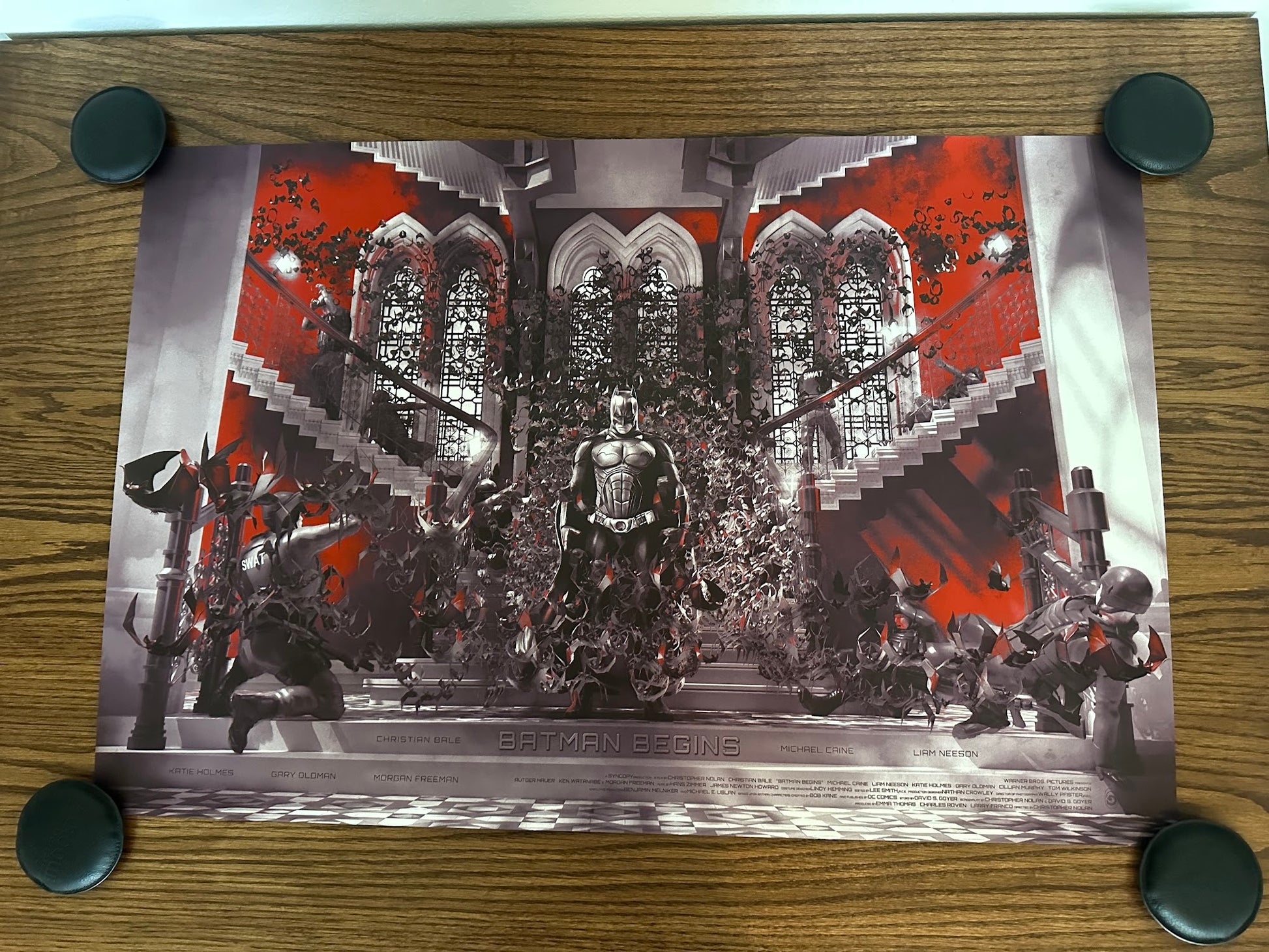 Chris Skinner – Batman Begins, 36 x 24 in, poster, image 5