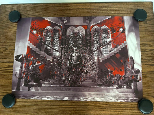 Chris Skinner – Batman Begins, 36 x 24 in, poster, image 5
