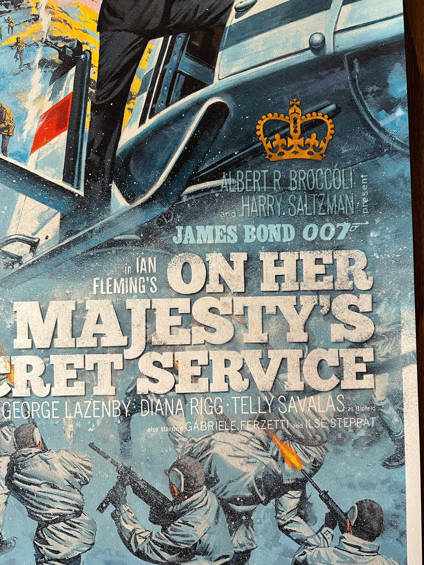 Paul Mann - On Her Majesty's Secret Service 24x36 movie poster - detail image 4