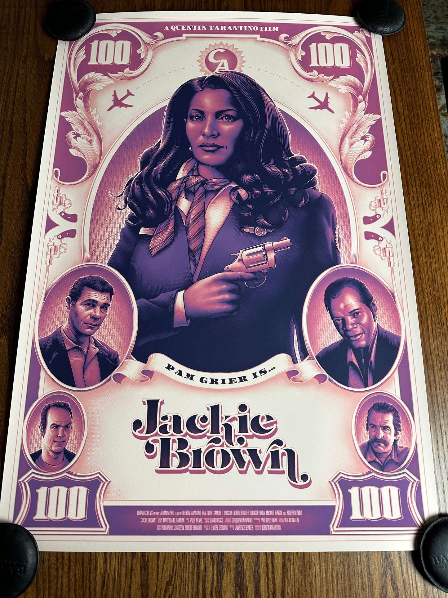 Daniel Castro Maia – Jackie Brown, 24 x 36 in, poster