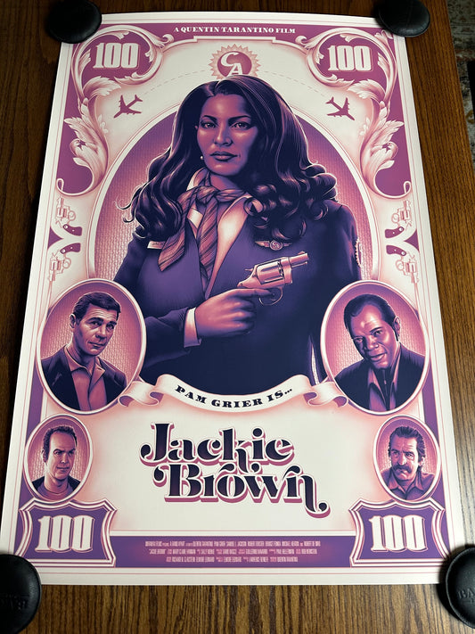 Daniel Castro Maia – Jackie Brown, 24 x 36 in, poster