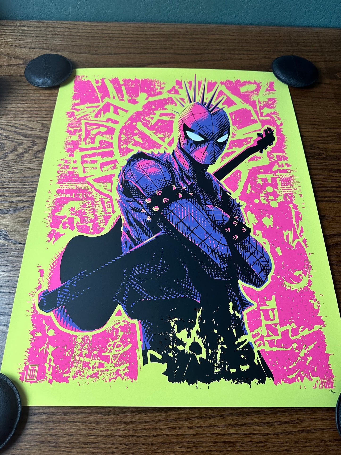 Tracie Ching – Spider-Punk, 18 x 24 in, art print
