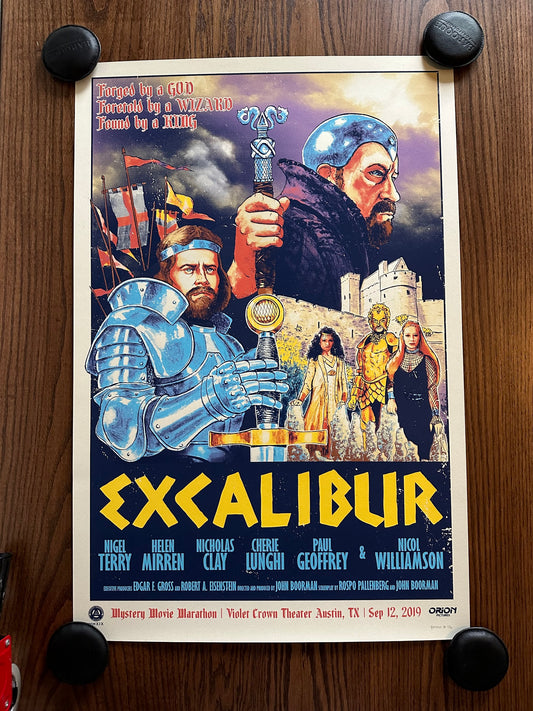Tim Anderson – Excalibur, 24 x 36 in, poster, image 5