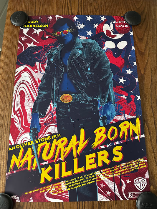 Nikita Kaun – Natural Born Killers, 24 x 36 in, poster
