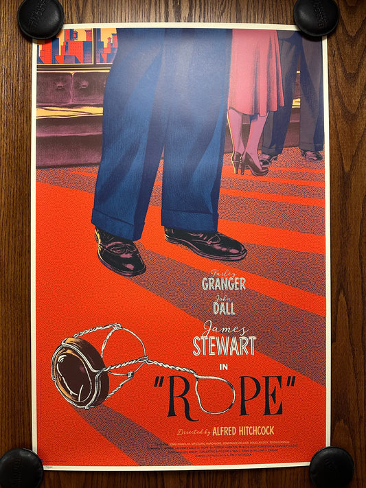 Jack Durieux – Alfred Hitchcock's Rope, 24 x 36 in, poster