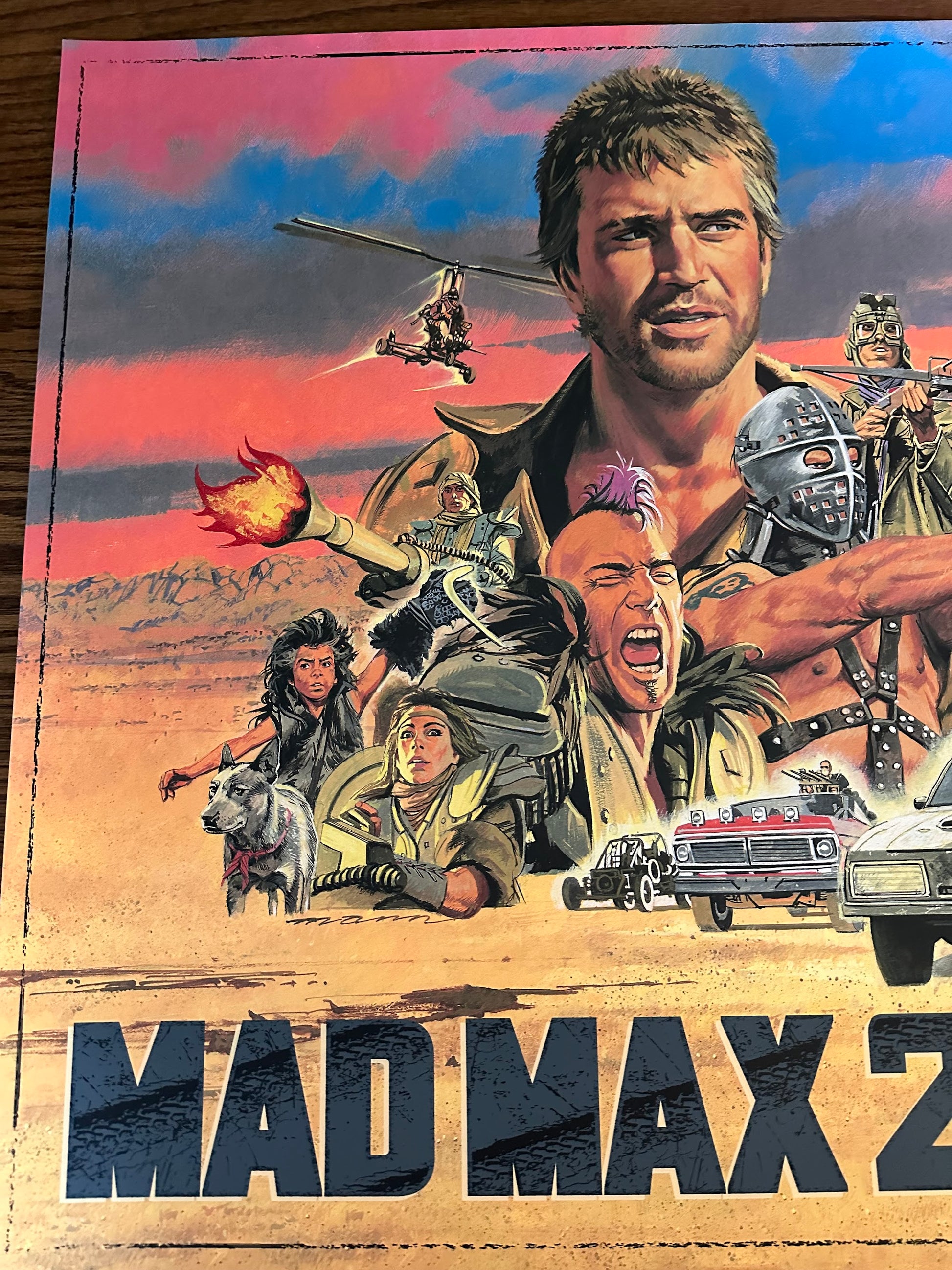 Paul Mann - Mad Max 2 Variant 36x24 movie poster - detail image 2