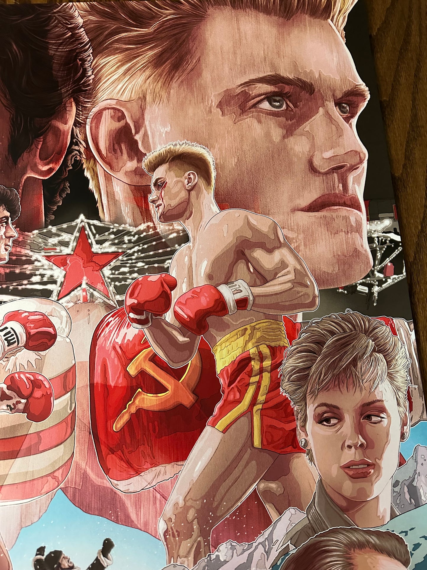 Tavo Montanez - Rocky 4 24x36 movie poster - detail image 3