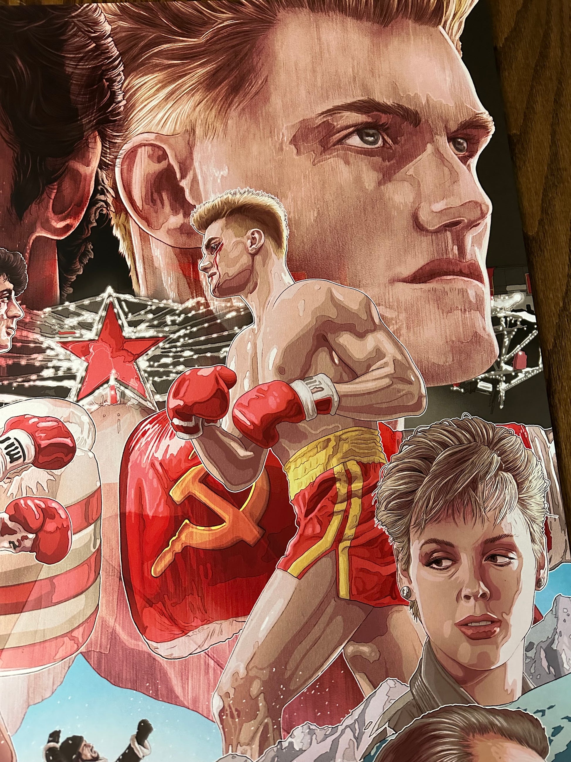 Tavo Montanez - Rocky 4 24x36 movie poster - detail image 3