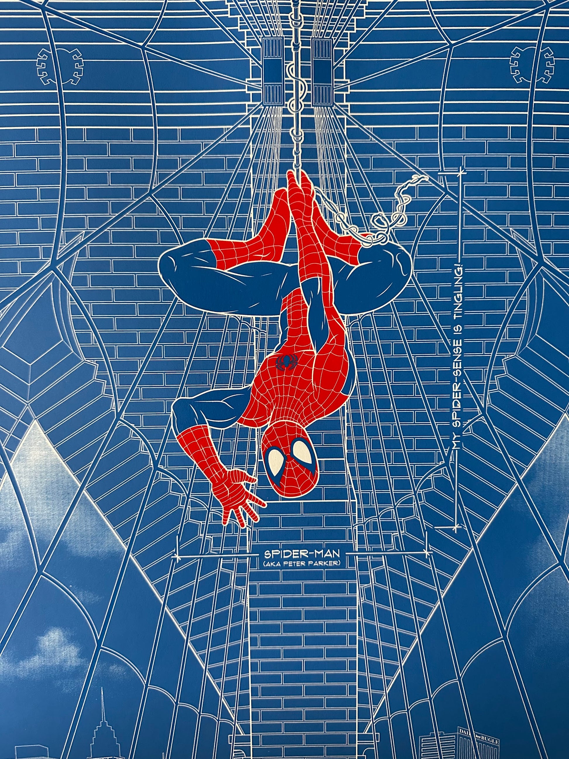Anthony Petrie - Spider-Man Brooklyn Bridge 24x36 movie poster - detail image 2