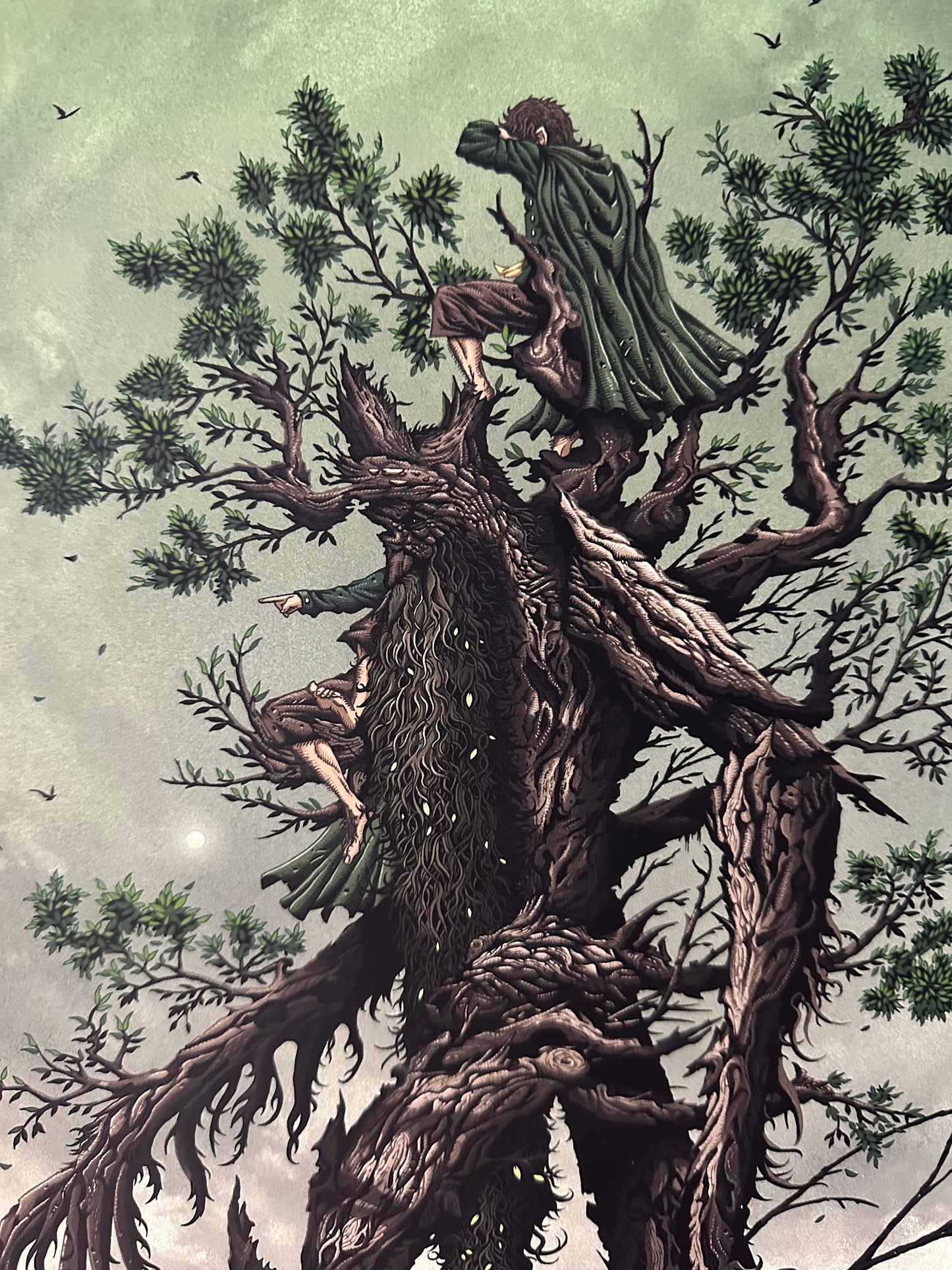 Brad Dunlop – LOTR Battle for Isengard, 12 x 24 in, art print, image 2