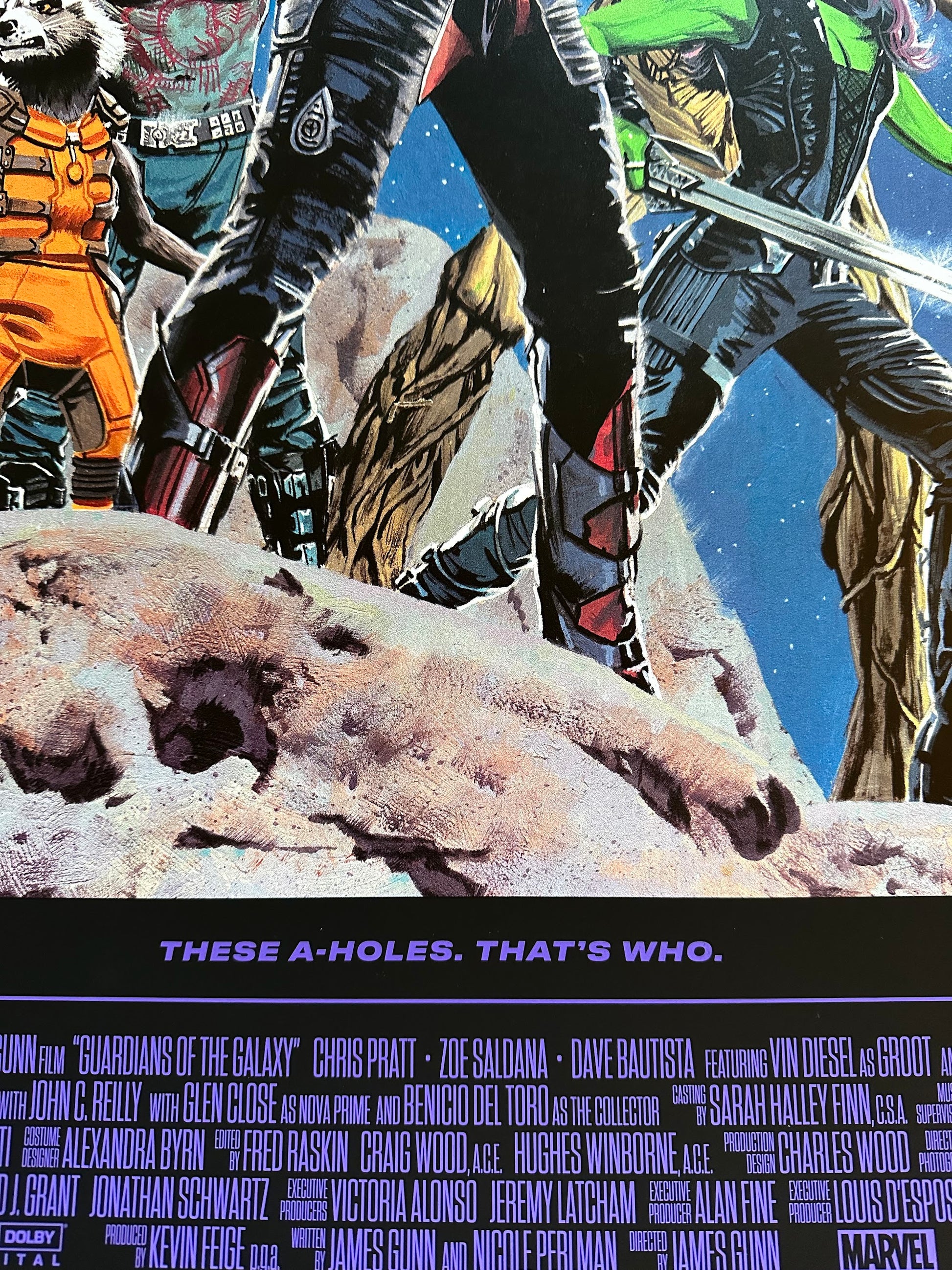 Paul Mann – Guardians of the Galaxy Black, 24 x 36 in, poster, image 4