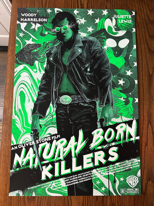 Nikita Kaun – Natural Born Killers Variant, 24 x 36 in, poster