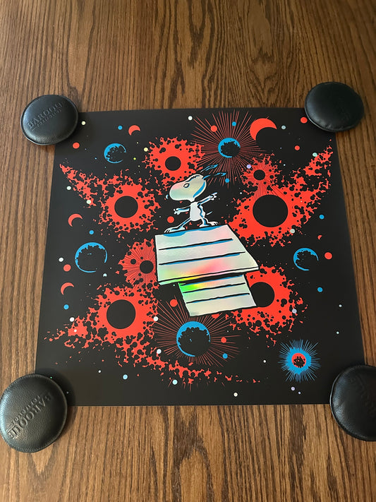 Raid71 - Silver Snoopy Foil 18x18 movie poster